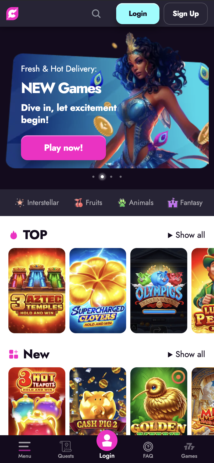 Cashoomo mobile gaming